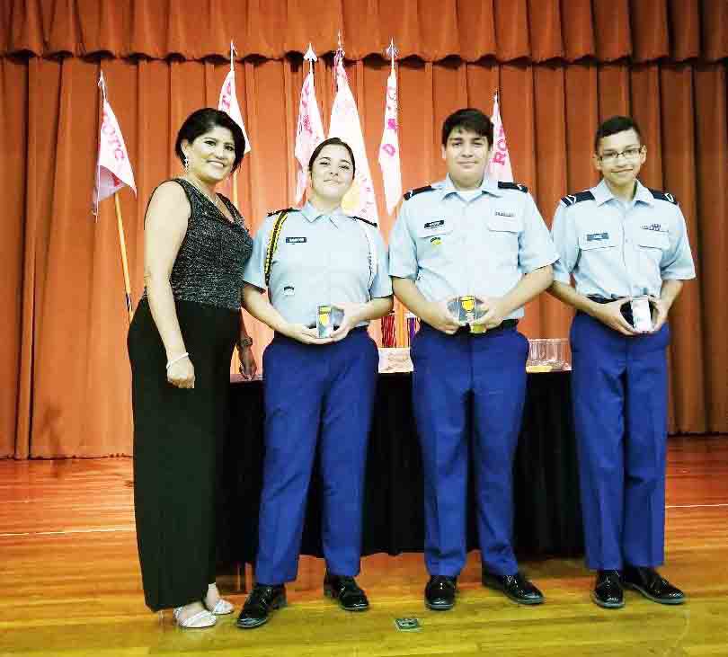 Three HMK JROTC cadets awarded VFW honors